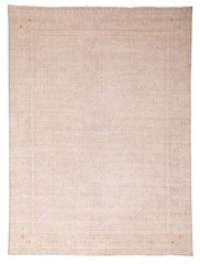 Vintage 9’6″ x 12’8″ Traditional Hand Knotted Vegetable Dye Wool Area Rug