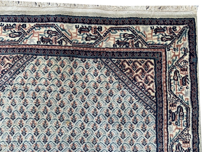Amazing Hand Knotted Vintage Badam Gul Wool Area Rug 4.5 x 2.5 Ft gallery