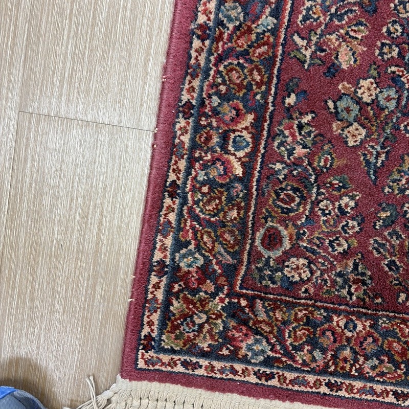 Vintage Karastan Red Sarouk Wool Design 785 2.2'x4' Nice gallery