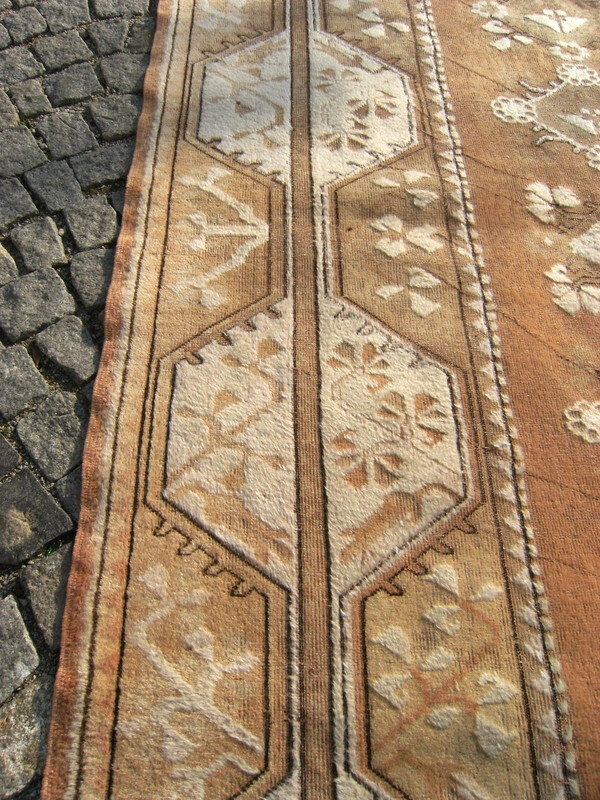 Vintage Rug 62'' x 98'' Anatolian Muted Colors Rug Hand Knotted Rug Low Pile Rug gallery