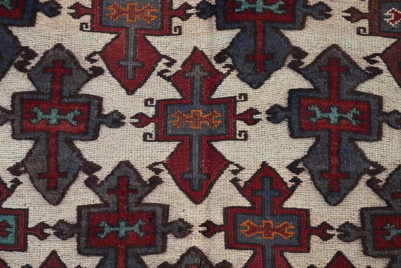 6'4 x 9'1 Best handmade vintage afghan tribal berjesta area rug, 100% wool rug gallery