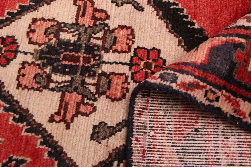 2'11" x 6'8" Vintage Hand-knotted Runner Rug Traditional Oriental Wool Carpet gallery