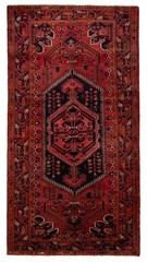 Vintage 4’7″ x 8’6″ Traditional Hand Knotted Vegetable Dye Wool Area Rug