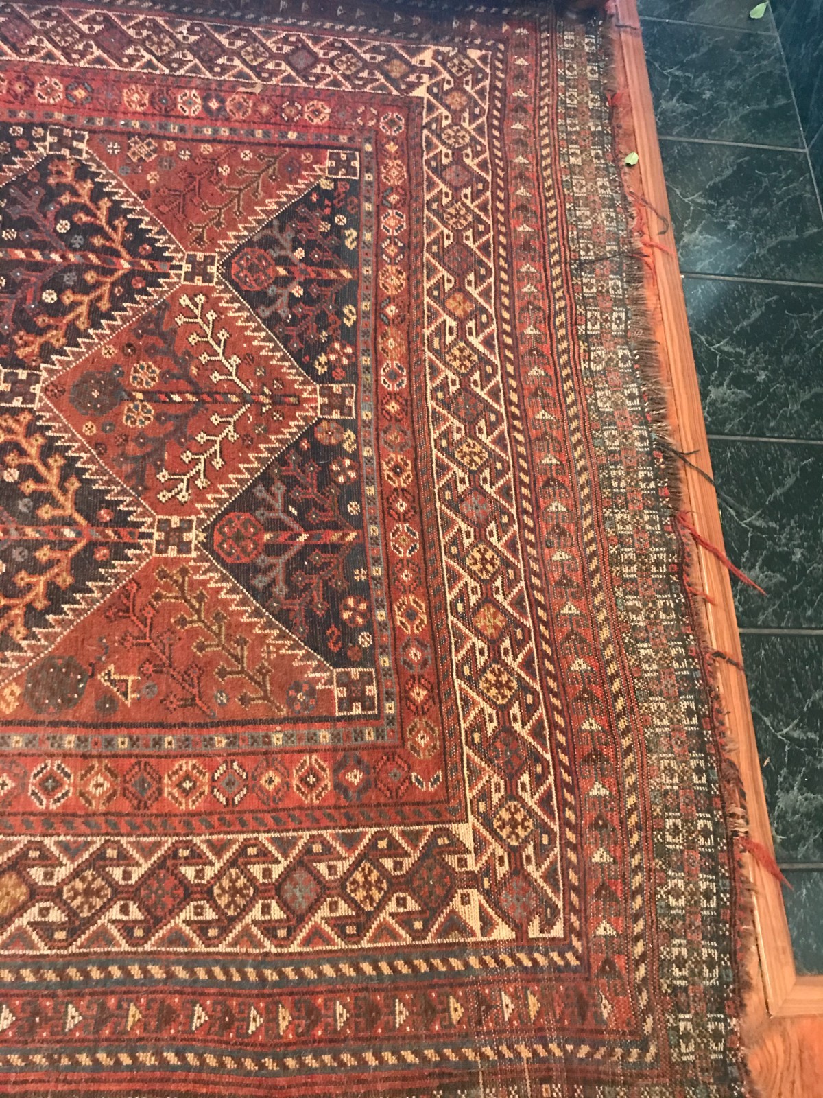 antique hand knotted westen Asia rug gallery