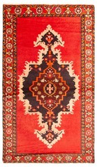 Vintage Traditional Hand-Knotted Area Rug 3’9″ x 6’9″ Oriental Wool Carpet