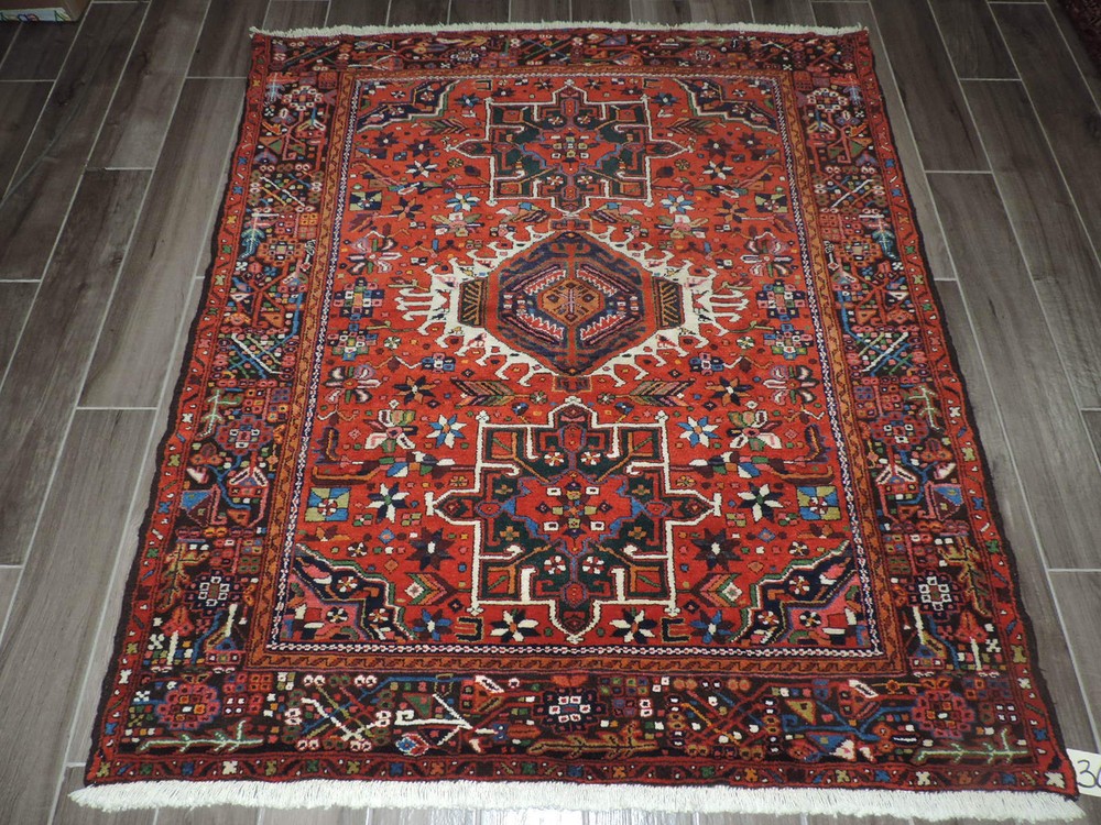 5x6ft. Antique Handmade Karaje Wool Rug
