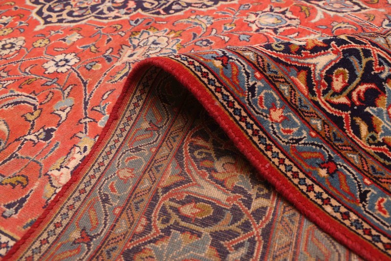 Vintage 7'9" x 11'0" Traditional Hand Knotted Vegetable Dye Wool Area Rug gallery