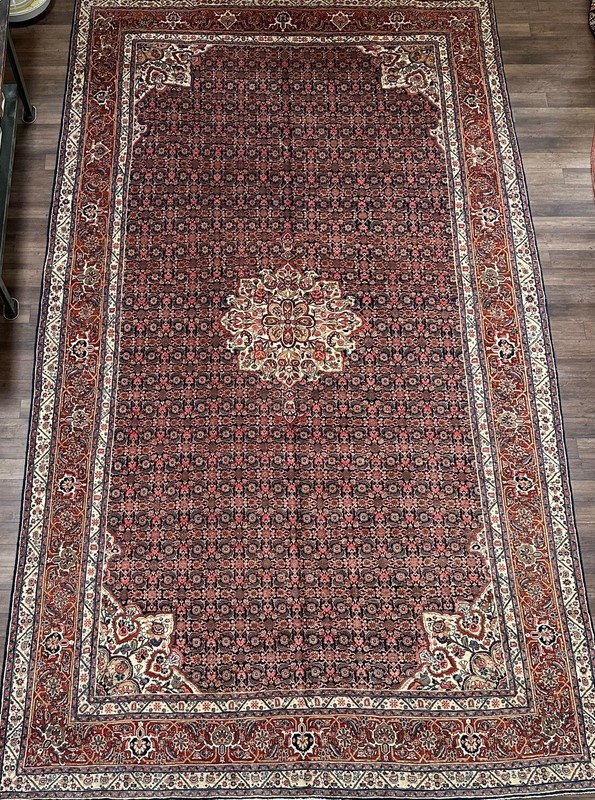 Top Quality Stunning Handmade Vintage Floral Oriental Rug, Palace Size, 10x18 gallery