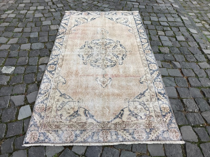 Handmade Rug Turkish Area Rug Vintage Rug Oushak Rug Antique Rug Bohemian Rug gallery