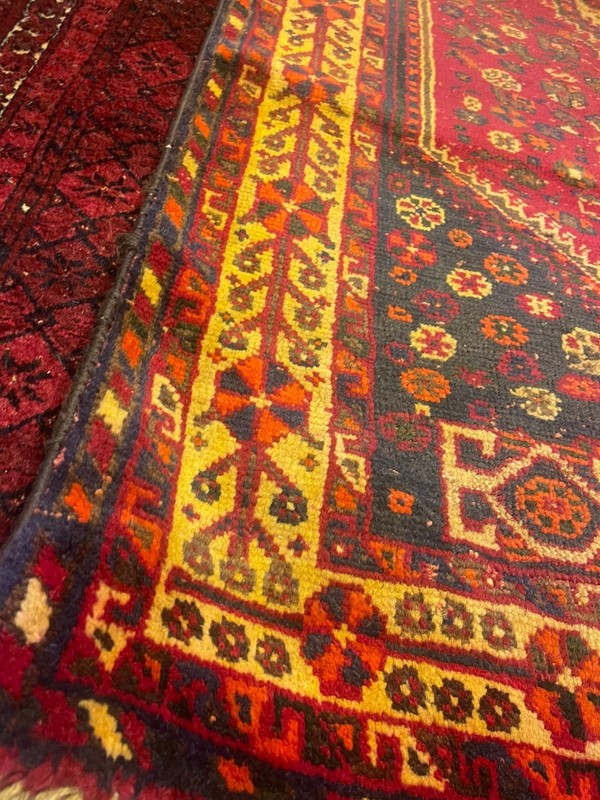 5 X 8 FT COLLECTORS’ ITEM Antique Natural Vegetable Dye Kazak Vase Design Carpet gallery