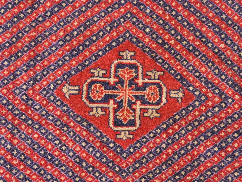 5x6ft. Handmade Gul E Burgista Afghan Wool Rug gallery