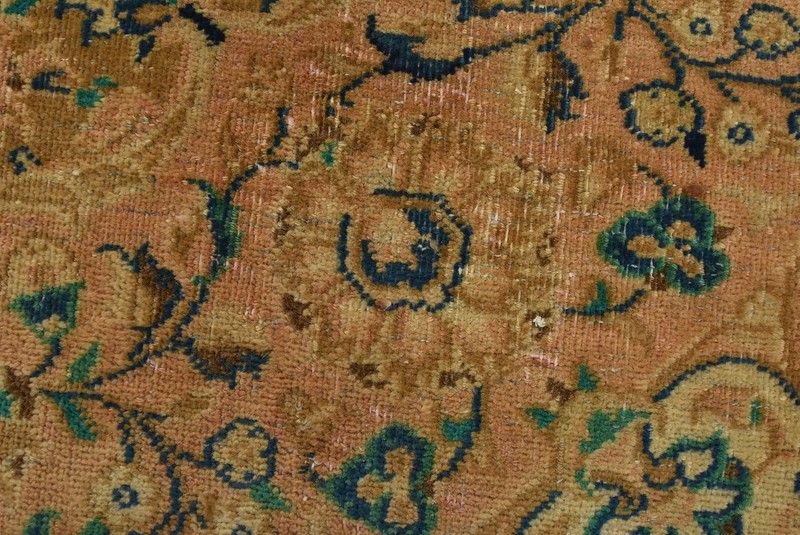 Vintage Anatolia 9’7” x 12’4” Brown Distressed Wool Hand-Knotted Oriental Rug gallery