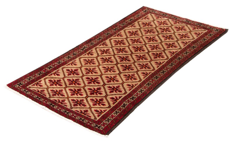 Traditional Vintage Hand-Knotted Oriental Carpet 3'1" x 6'6" Wool Area Rug gallery