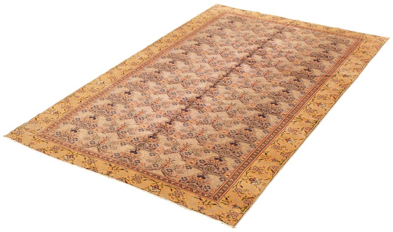 Vintage Hand-Knotted Area Rug 5'11" x 9'2" Traditional Oriental Wool Carpet gallery