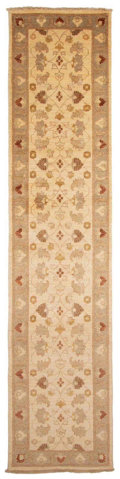 2'7" x 12'4" Vintage Hand-knotted Runner Rug Traditional Oriental Wool Carpet gallery
