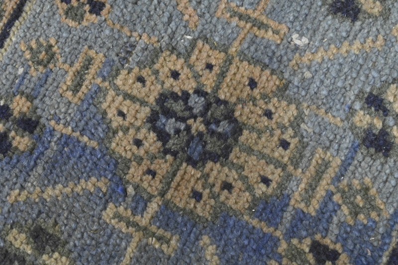 Vintage Turkish Runner Rug 2x11ft Wool Anatolian Handmade Hallway Oushak YELLOW gallery