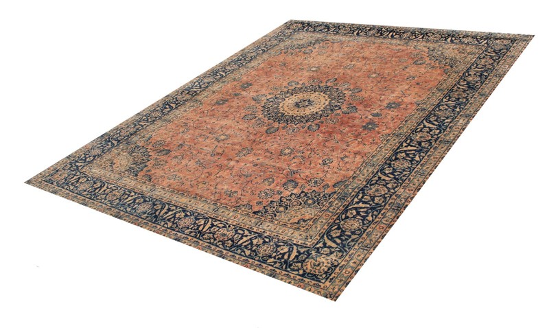 Vintage 9'7" x 12'10" Traditional Hand Knotted Vegetable Dye Wool Area Rug gallery