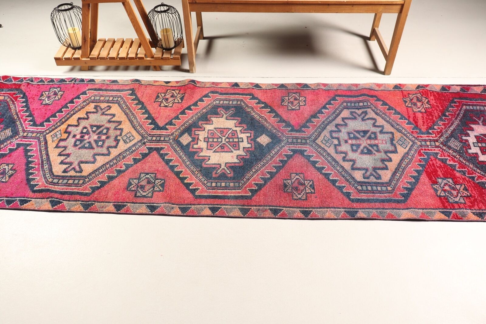 Vintage Rugs, Oushak Rug, Turkish Rug, Bedroom Rugs, 3.3x11.1 ft Runner Rugs gallery