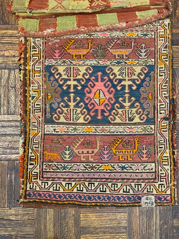 Shahseven Saddle Bag, 2 ft x 4 ft ca. 1890