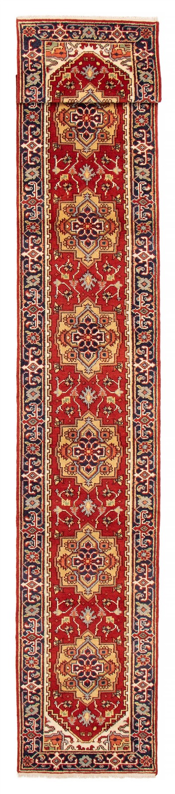 2'5" x 20'0" Vintage Hand-knotted Runner Rug Traditional Oriental Wool Carpet gallery