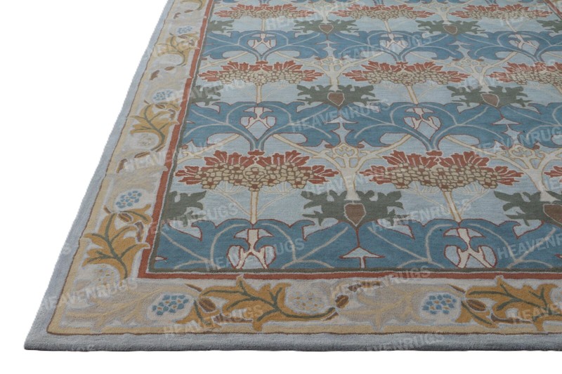 Woman Weaver New cecil natural Handmade Traditional Parsian Style Wool Area Rug gallery