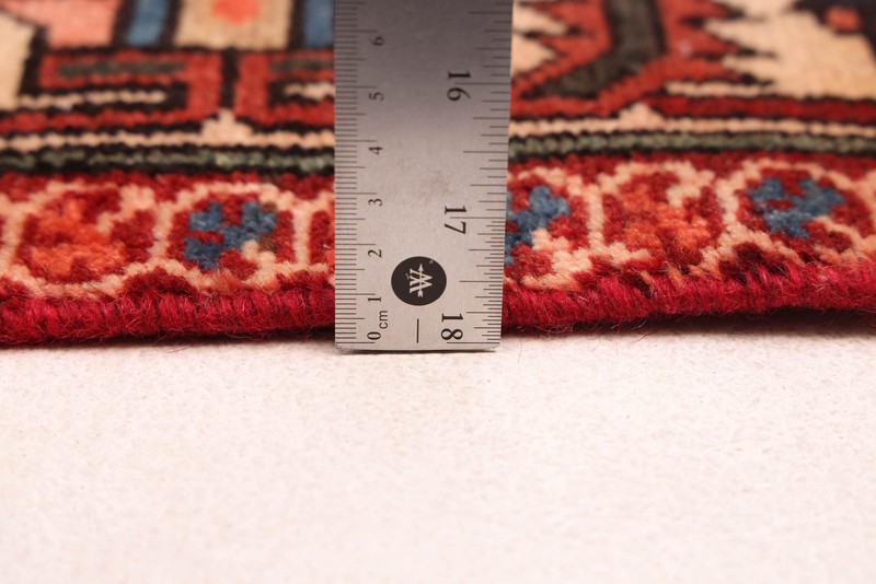 Vintage Traditional Hand-Knotted Area Rug 6'11" x 9'8" Oriental Wool Carpet gallery