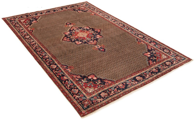 Koliai 285x200 cm Hand Knotted Oriental Rug Carpet Brown Nomadic gallery