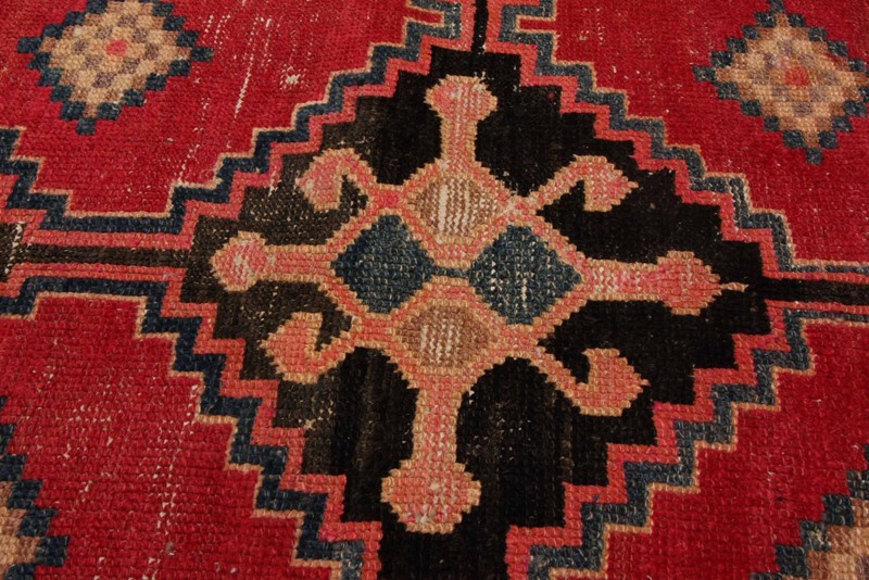 Vintage 3'9" x 6'8" Traditional Hand Knotted Vegetable Dye Wool Area Rug gallery