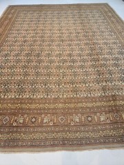 Antique Oriental Hand-Knotted Wool Area Rug Collectible Haji Jalili 10’4″ x 14’3