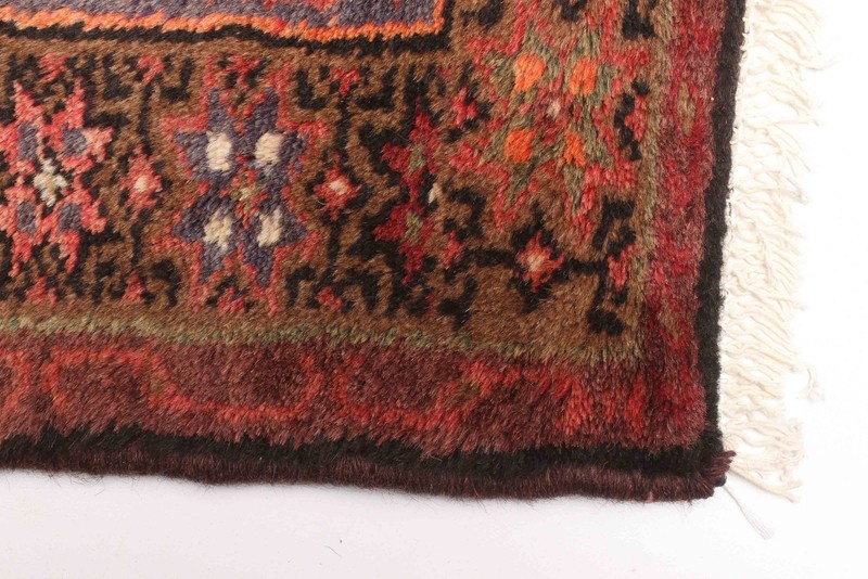 Vintage 3'2" x 5'8" Traditional Hand Knotted Vegetable Dye Wool Area Rug gallery