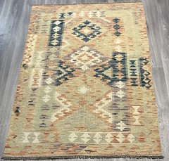 Vintage Kilim Traditional Hand Made Oriental Wool Kilim 5ftx3.2ft 150cmx102cm