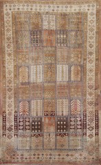 Garden Design Traditional Area Rug 6×10 Ft Handmade Multicolor Vintage Wool Rug