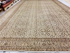 Exclusive Ca1900-1939s Antique Turkish Wool Pile Hereke Rug 8x12ft