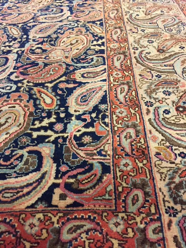 Veg. dye Antique Hand Knotted Vintage Floral Area Rug Carpet 8’5”x11’5”,#2016 gallery