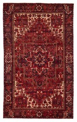 Vintage Traditional Hand-Knotted Area Rug 7’5″ x 11’11” Oriental Wool Carpet