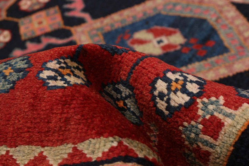 Vintage Traditional Hand-Knotted Area Rug 4'9" x 8'3" Oriental Wool Carpet gallery