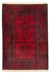 Traditional Vintage Hand-Knotted Area Rug 3’5″ x 4’11” Oriental Wool Carpet