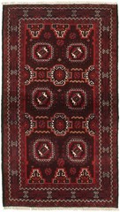 Vintage Geometric Area Rug 3’7″ x 6’7″ Traditional Hand-Knotted Wool Carpet