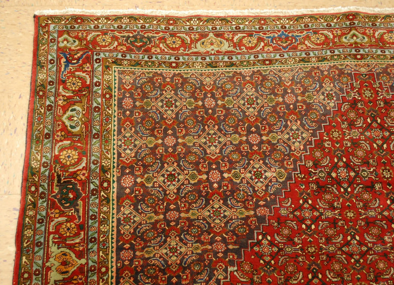 NATURAL WOOL Old Oriental Rugs,Hand Woven,knotted size Approximately 6'8" x 9'5" gallery