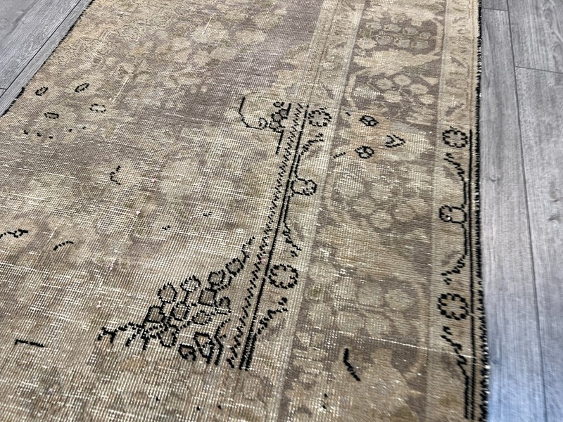 Persian Runner Distressed Kitchen Floor Hallway Floor Wool Handmade Rug 2.9x9.2 gallery