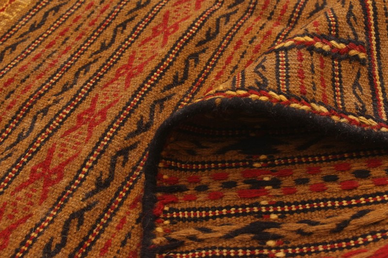 Vintage Hand Woven Area Rug 3'1" x 4'10" Traditional Wool Oriental Carpet gallery