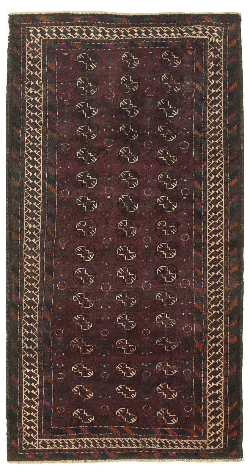 Vintage 4'6" x 8'10" Traditional Hand Knotted Vegetable Dye Wool Area Rug gallery