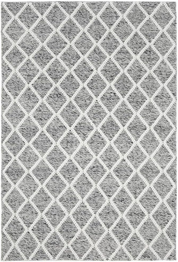 Huxley Hand Loomed Rug, 225 Cm Length X 155 Cm Width, Grey