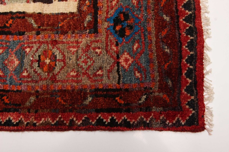 Vintage 6'10" x 9'7" Traditional Hand Knotted Vegetable Dye Wool Area Rug gallery