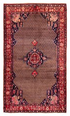 Vintage 5’2″ x 8’9″ Traditional Hand Knotted Vegetable Dye Wool Area Rug