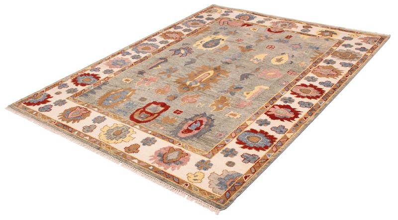 Vintage Hand-Knotted Area Rug 9'2" x 11'10" Traditional Oriental Wool Carpet gallery
