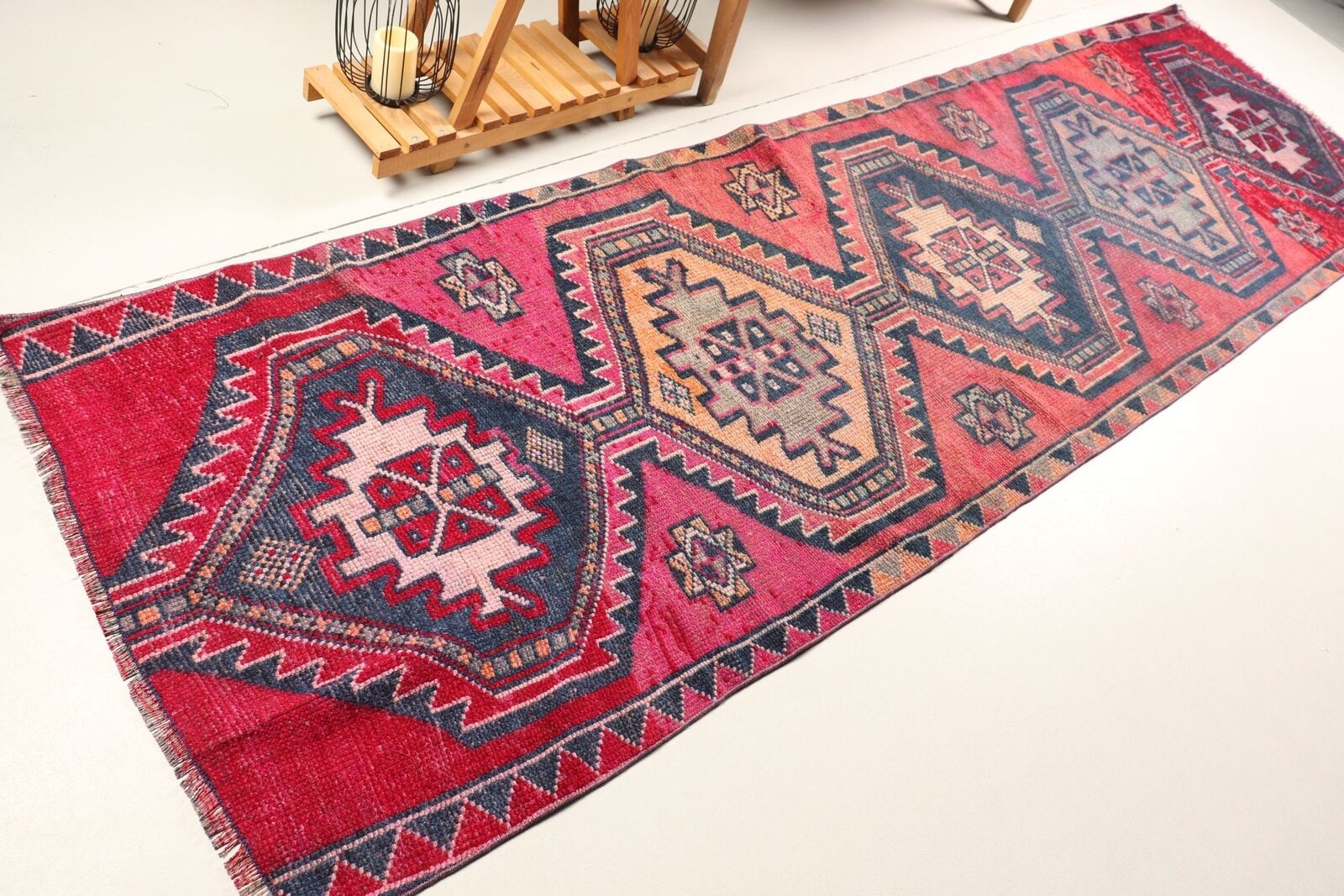 Vintage Rugs, Oushak Rug, Turkish Rug, Bedroom Rugs, 3.3x11.1 ft Runner Rugs gallery