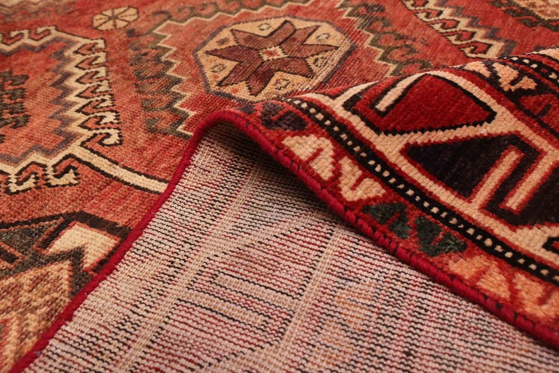 Traditional Vintage Hand-Knotted Area Rug 4'3" x 7'3" Oriental Wool Carpet gallery