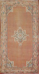 Vintage Geometric Botemir Area Rug 4×7 ft Hand-knotted Wool Traditional Carpet
