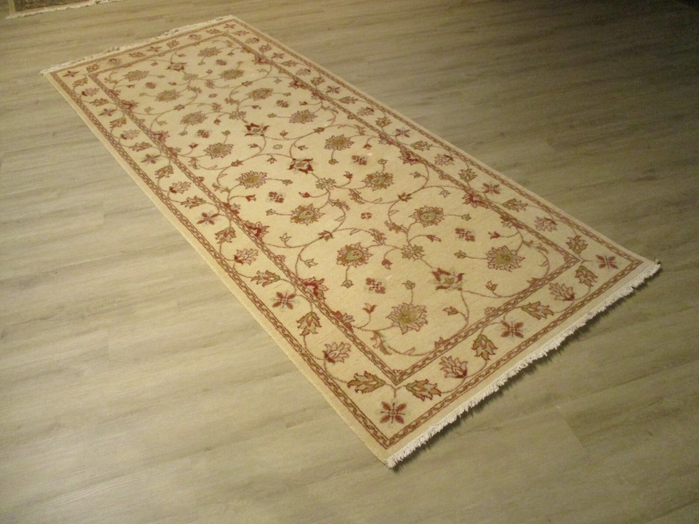 4x10 All-Over Pattern Wide Runner Farahan Handmade-Knotted Rug Wool 580343